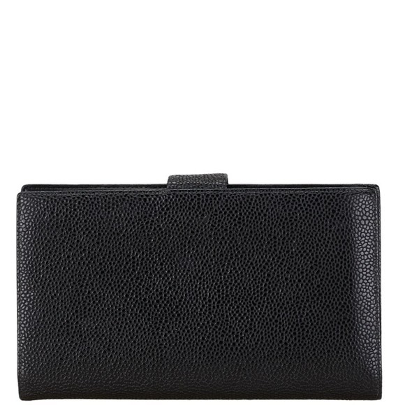CHANEL Coco Mark Long Wallet Black Caviar Skin - Picture 3 of 12